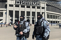 Правопорядок на футбольных матчах Российской Премьер-лиги в Москве обеспечен при содействии Росгвардии